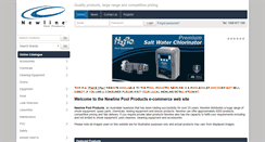 Desktop Screenshot of newlineproducts.com.au